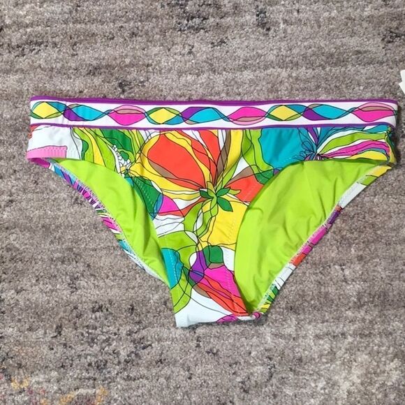 Trina Turk floral bikini bottoms. 8. NWT - Picture 1 of 3